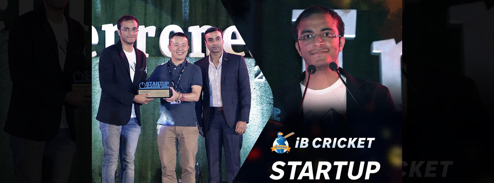 iB Cricket Bags Startup Of The Year Award,Entrepreneur India 2019,Startup Stories,iB Cricket,iB Cricket Startup Award,iB Cricket Immersive VR Game,World’s First Virtual Reality Cricket,iB Cricket Super Over League,iB Cricket Awards
