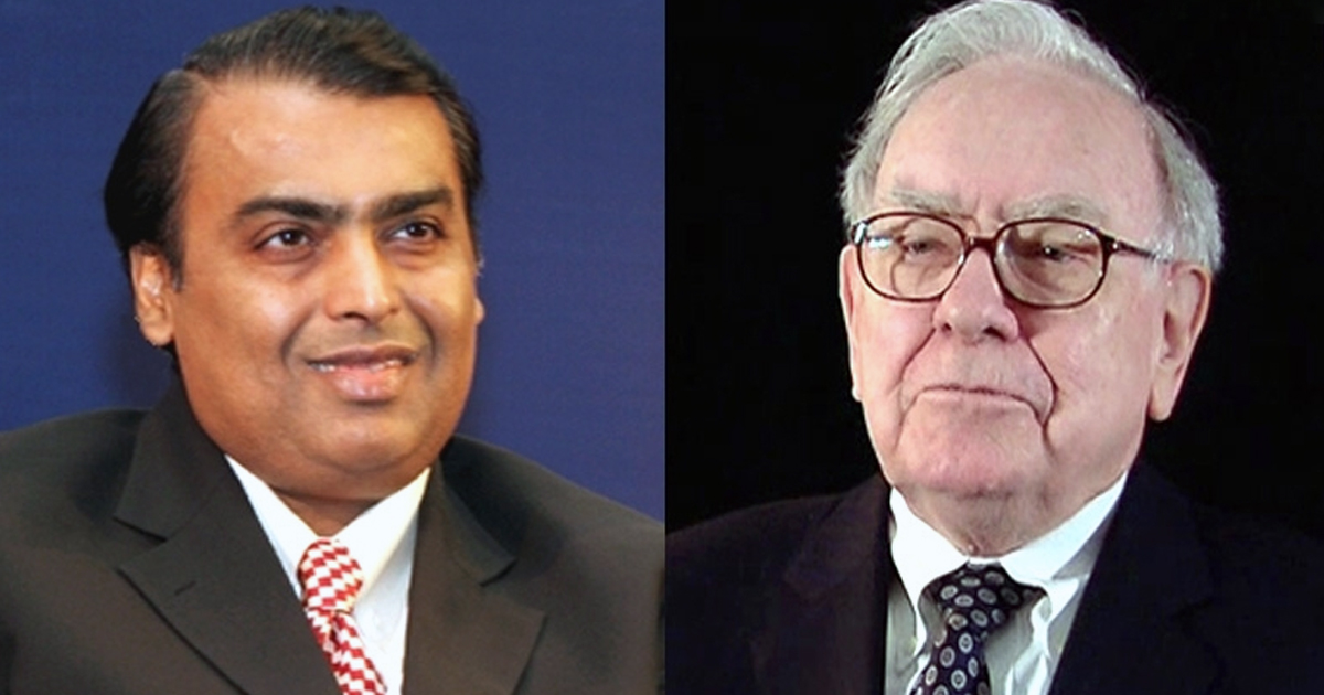 Mukesh Ambani Overtakes Warren Buffet To Become 7th Richest Man In The World